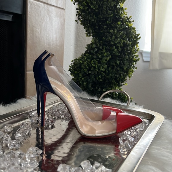 ❤️💙 CHRISTIAN LOUBOUTIN Debout 100 💙❤️ - Picture 4 of 9